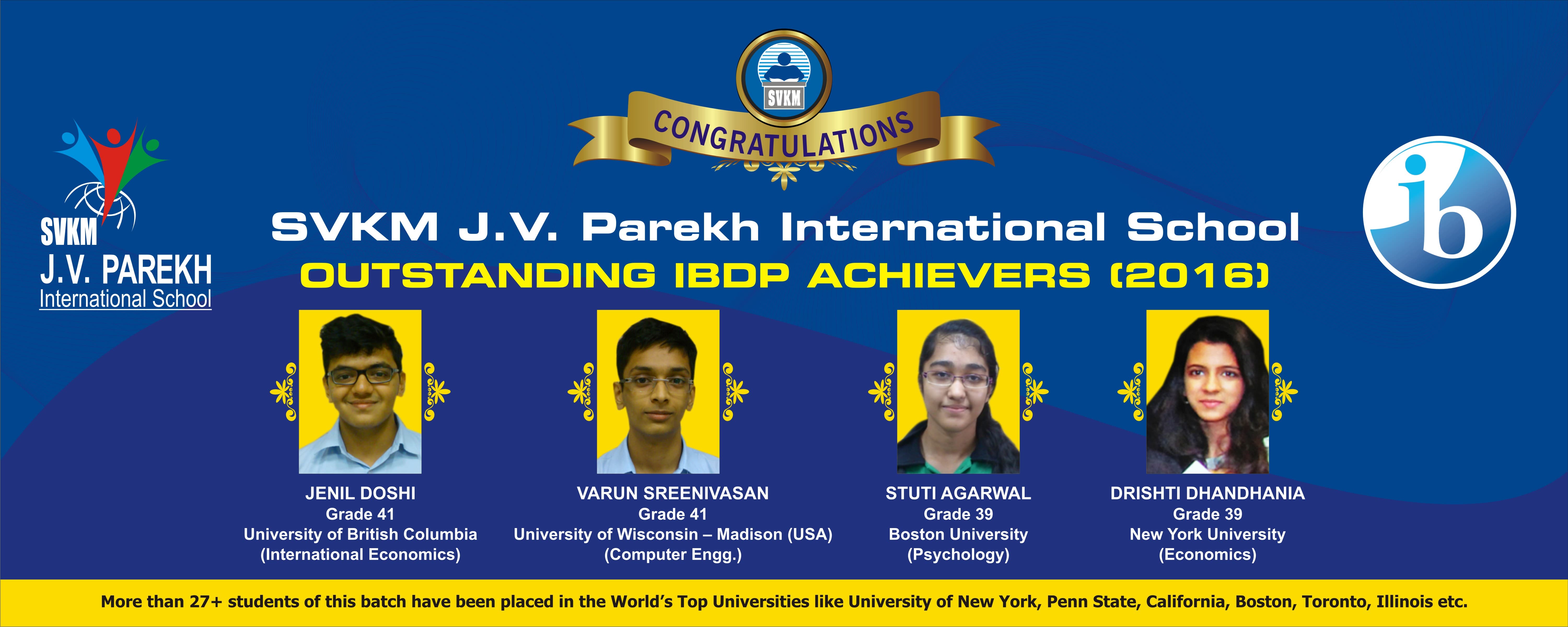 IBDP 2016 Achievers